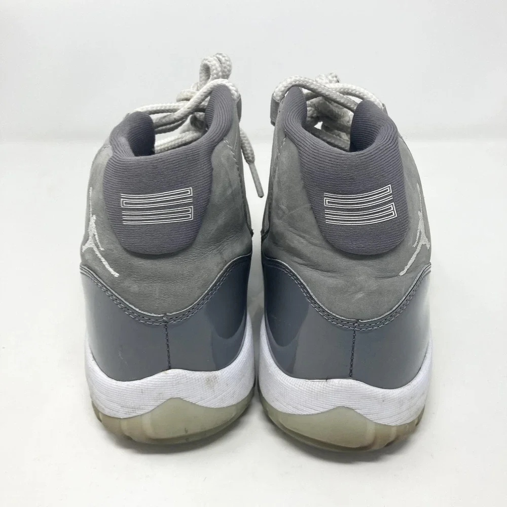Jordan 11 Retro Cool Grey Shoes Mens Size 10 Gray Basketball Sneakers CT8012-005